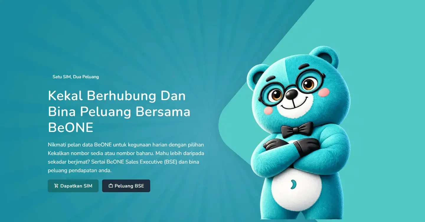 Tema 1 Beone Mobile dalam mod Dark